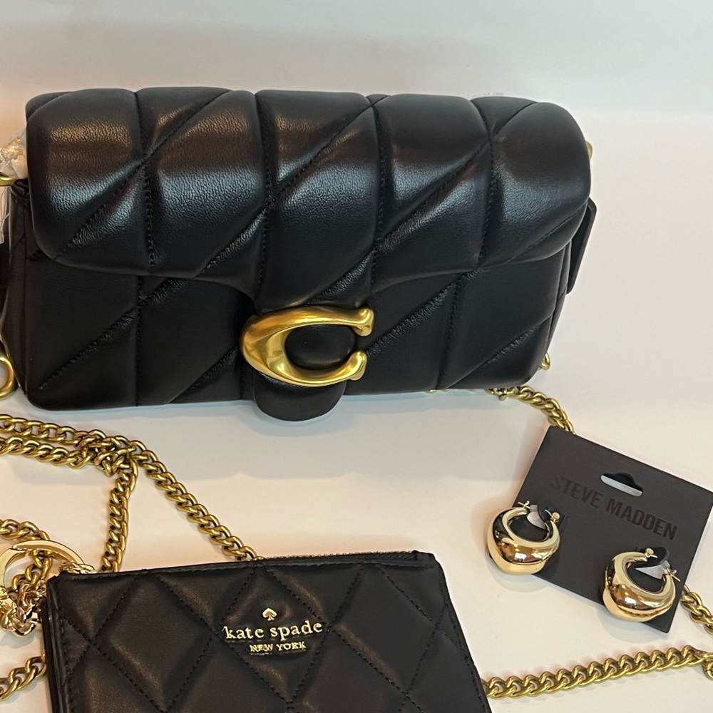 Coach tabby wristlet bundle with katespade wallet